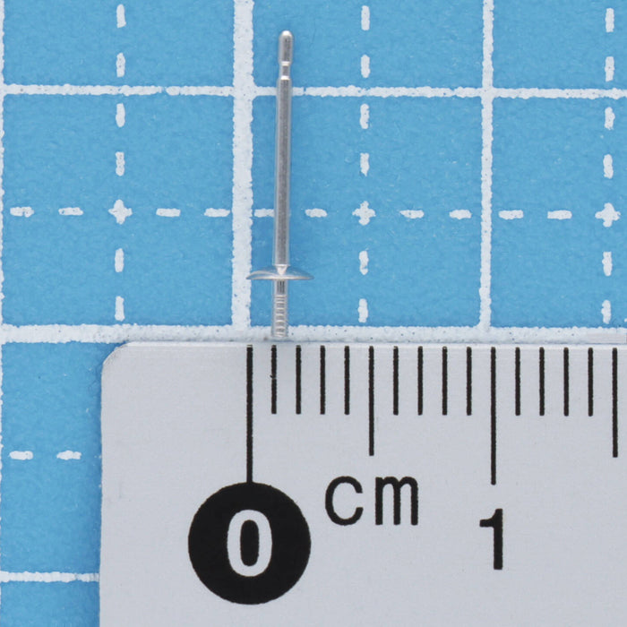 K18WG Direct Piercing 0.7 2.0mm~3.0mm Plate Plate Bottom 9.5mm