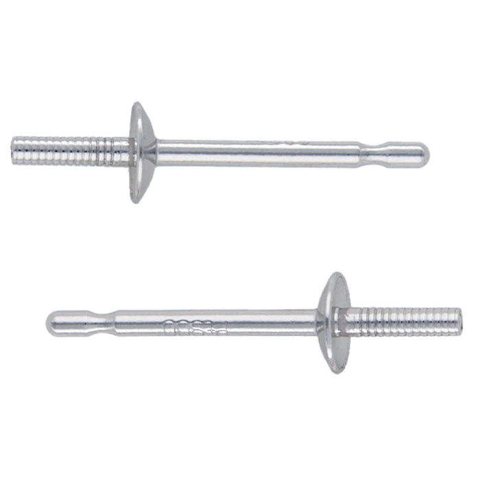 Pt900直結ピアス0.9　3.0ｍｍ～3.5ｍｍ皿　皿下9.5ｍｍ
