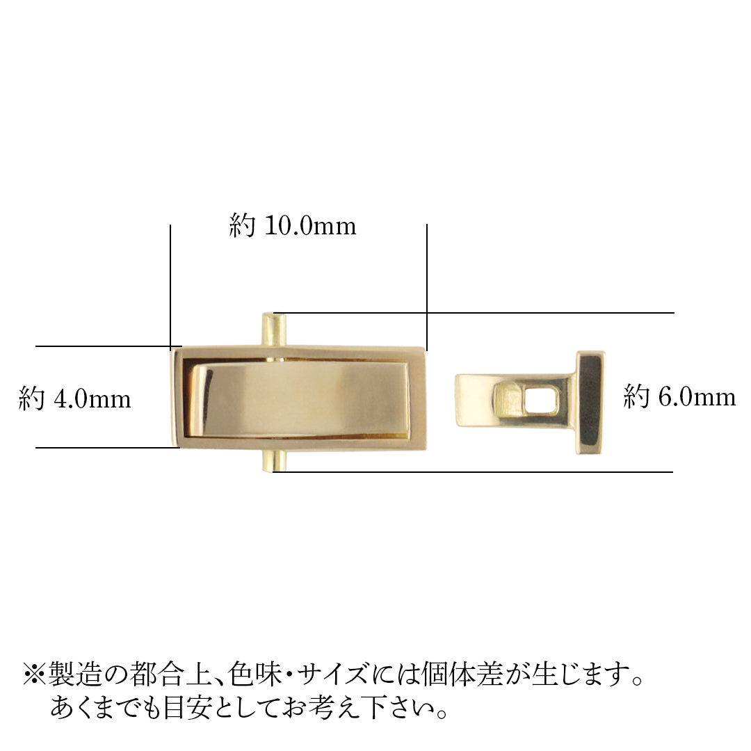 K18YG WG PG ④ クラスプ 開口 オーバル 繋ぎ パーツ 18K コマ rubby_k18ygzc-0005n85
