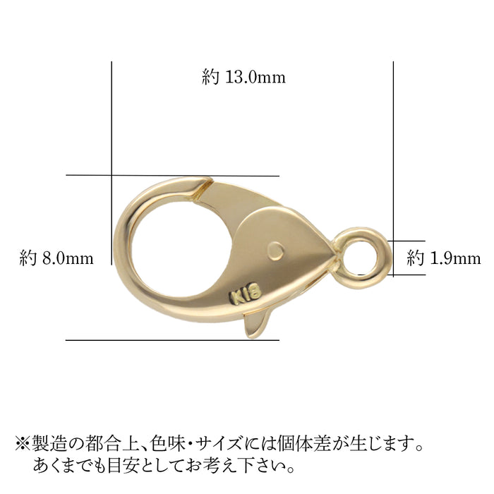 K18YG F-10 ロブスターフック　クラスプ