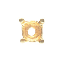 K18YG 4本爪シャトン枠 0.10ct