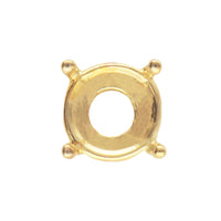 K18YG 4本爪シャトン枠 0.30ct