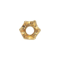 K18YG 6本爪ティファニー枠
底開き 0.05ct