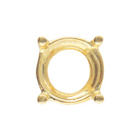 K18YG 4本爪シャトン枠 0.50ct
