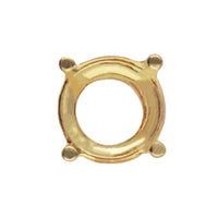 K18YG 4本爪シャトン枠 0.70ct