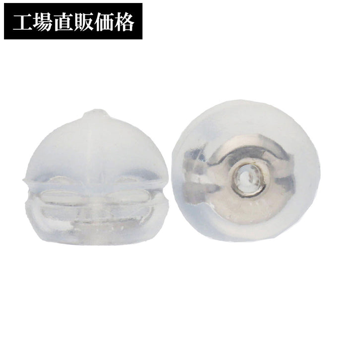 K10WG 地金入シリコンキャッチドーム型
