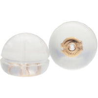 K18PG bullion silicone catch dome type