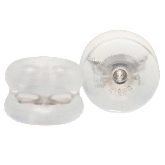 K18WG地金入シリコンキャッチタル型