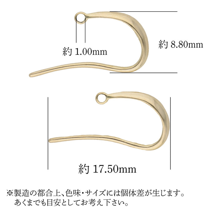 K18YGキャストアメリカンピアス（L)3504型