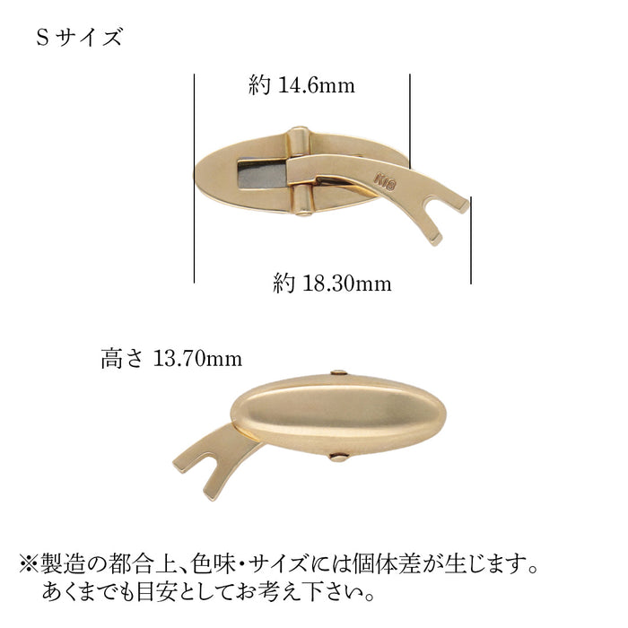 K18YG カフス合わせ舟型