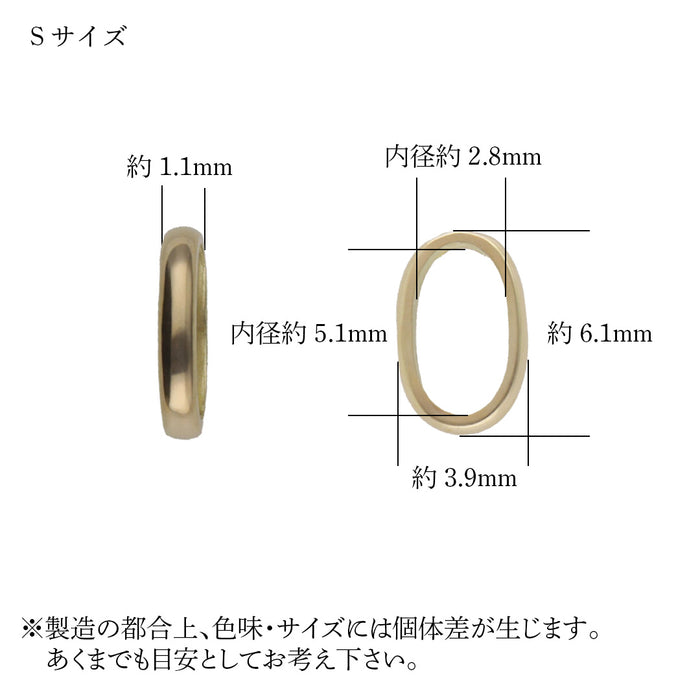K18YG 甲丸バチカン