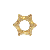 K18YG 6本爪ティファニー枠
底開き 0.50ct