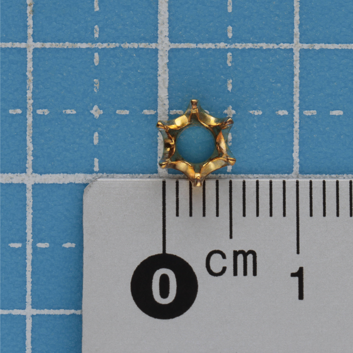 K18YG 6本爪ティファニー枠
底開き 0.50ct