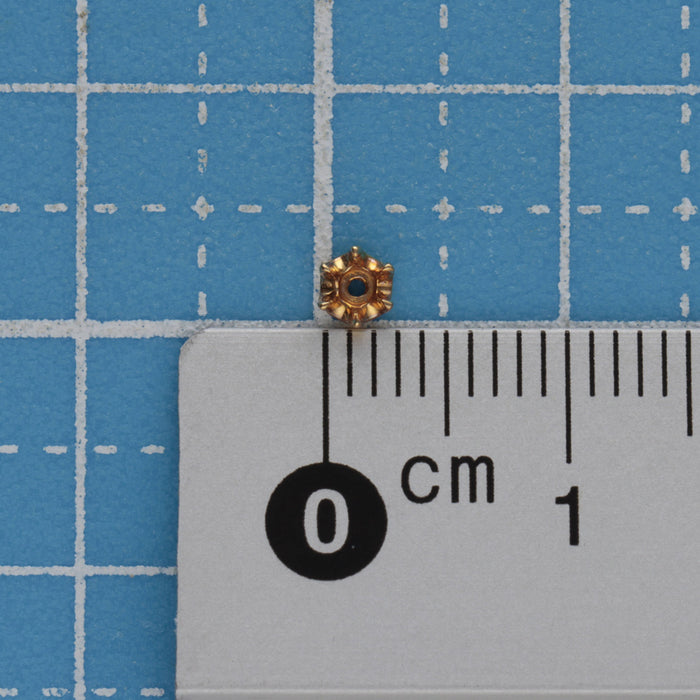 K18YG 6本爪ティファニー枠
底有り 0.05ct