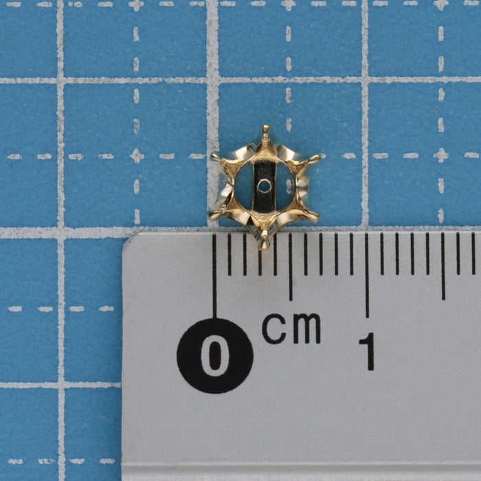 K18YG 6本爪ティファニー枠
底有り 1.00ct