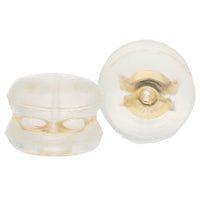 K18YG 地金入シリコンキャッチタル型