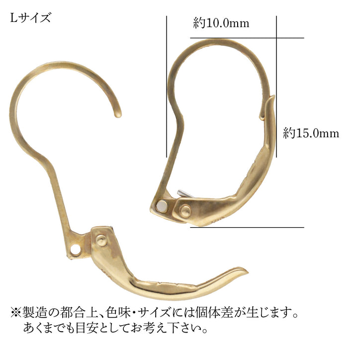 K18YG　ジャーマンフックブラ