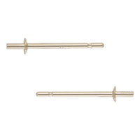 K10YG direct earrings 0.65 2mm plate 9.0mm below plate