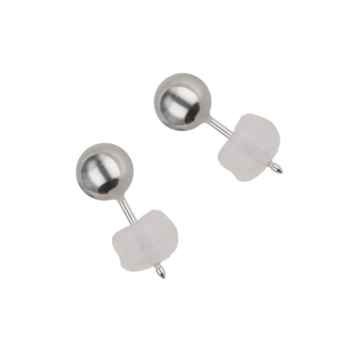 Pt900 丸玉ピアス
スマートポスト2本溝0.7/8