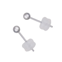 Pt900 丸玉ピアス
スマートポスト2本溝0.7/10 先端丸