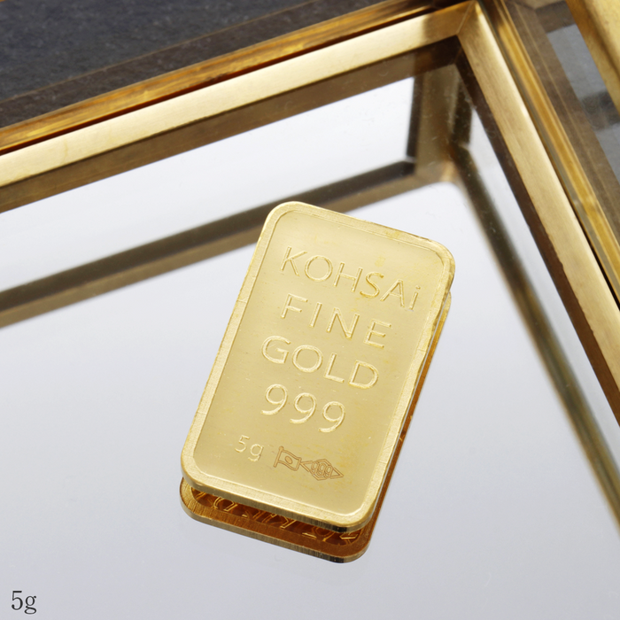 【受注販売】K24 純金インゴット　1g 5g 10g　※発送までに約1か月お時間をいただきます※